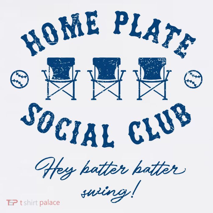 Home Plate Social Club Hey Batter Batter Swing Baseball Flatbill Hat