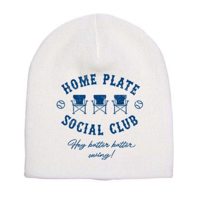 Home Plate Social Club Hey Batter Batter Swing Baseball Short Acrylic Beanie