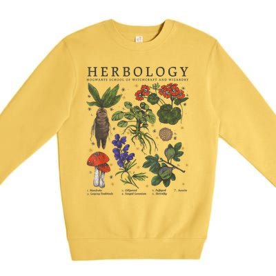 Herbology Plants Short Sleeve Premium Crewneck Sweatshirt