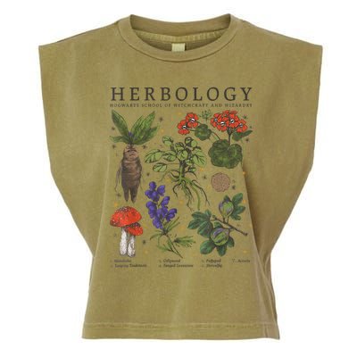 Herbology Plants Short Sleeve Garment-Dyed Women's Muscle Tee