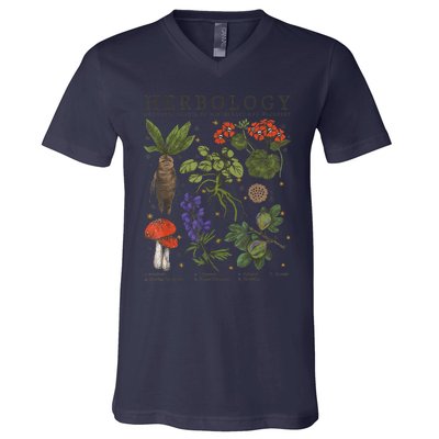 Herbology Plants Short Sleeve V-Neck T-Shirt