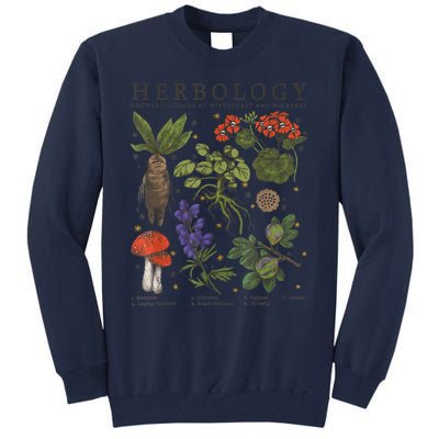 Herbology Plants Short Sleeve Tall Sweatshirt