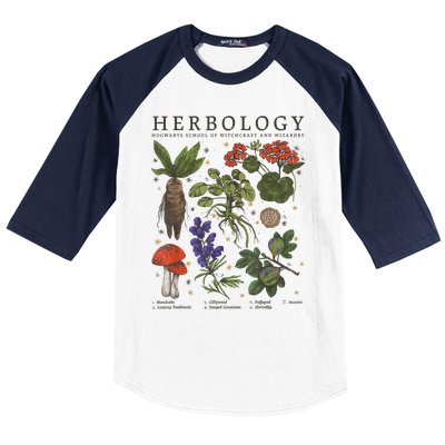 Herbology Plants Short Sleeve Baseball Sleeve Shirt