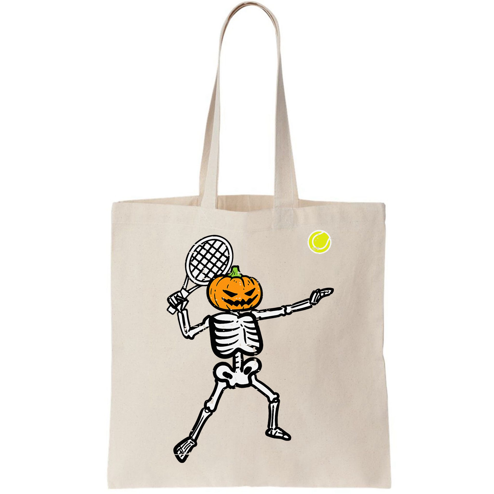 Halloween Pumpkin Skeleton Tennis Costume Bag