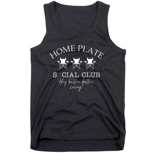 Home Plate Social Club Baseball Mom Tank Top