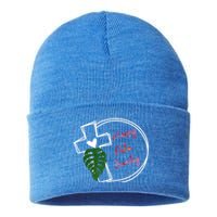 Happy Palm Sunday Domingo De Ramos Easter Gift Sustainable Knit Beanie