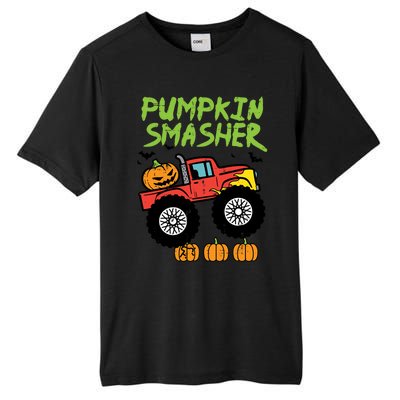 Halloween Pumpkin Smasher Monster Truck Costume Gift Tall Fusion ChromaSoft Performance T-Shirt