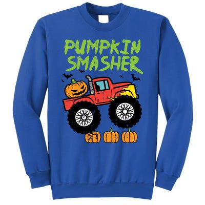 Halloween Pumpkin Smasher Monster Truck Costume Gift Sweatshirt