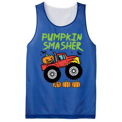 Halloween Pumpkin Smasher Monster Truck Costume Gift Mesh Reversible Basketball Jersey Tank