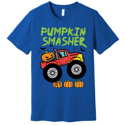 Halloween Pumpkin Smasher Monster Truck Costume Gift Premium T-Shirt