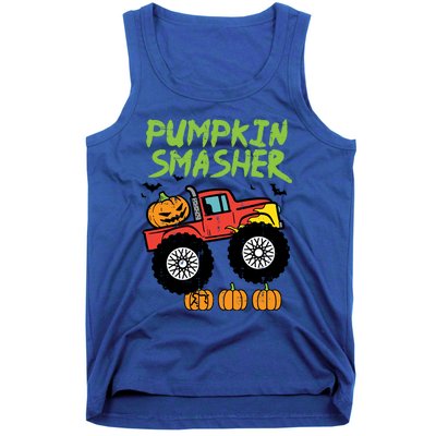 Halloween Pumpkin Smasher Monster Truck Costume Gift Tank Top