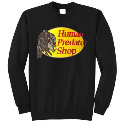 Human Predator Shop Funny Sweatshirt