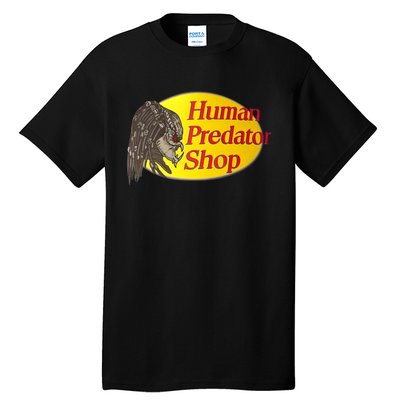 Human Predator Shop Funny Tall T-Shirt