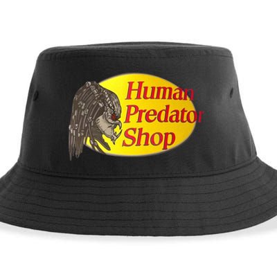 Human Predator Shop Funny Sustainable Bucket Hat