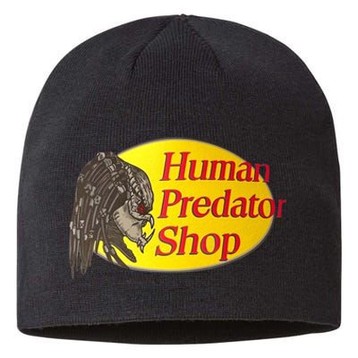 Human Predator Shop Funny Sustainable Beanie