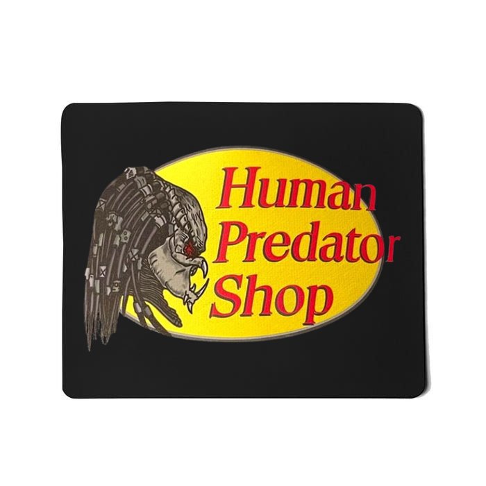 Human Predator Shop Funny Mousepad