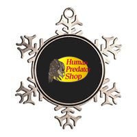 Human Predator Shop Funny Metallic Star Ornament