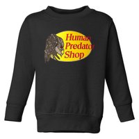 Human Predator Shop Funny Toddler Sweatshirt