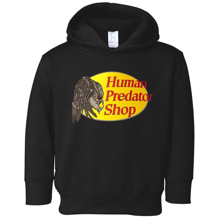 Human Predator Shop Funny Toddler Hoodie