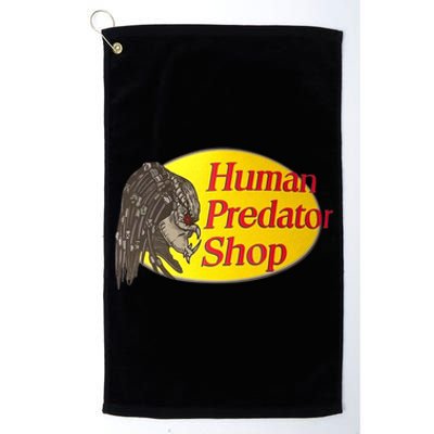 Human Predator Shop Funny Platinum Collection Golf Towel