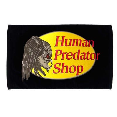 Human Predator Shop Funny Microfiber Hand Towel