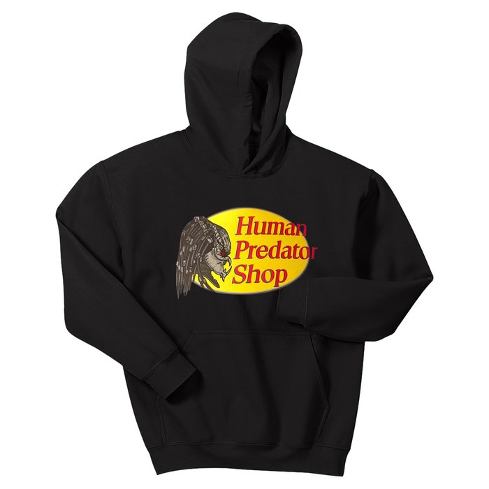 Human Predator Shop Funny Kids Hoodie