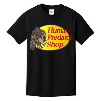 Human Predator Shop Funny Kids T-Shirt