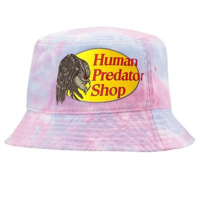 Human Predator Shop Funny Tie-Dyed Bucket Hat