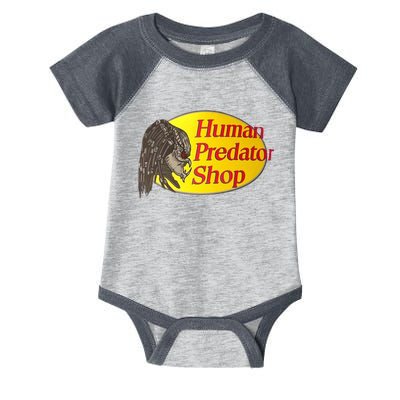 Human Predator Shop Funny Infant Baby Jersey Bodysuit