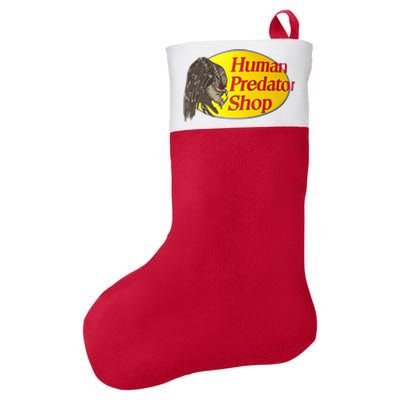 Human Predator Shop Funny Felt Holiday Christmas Stocking