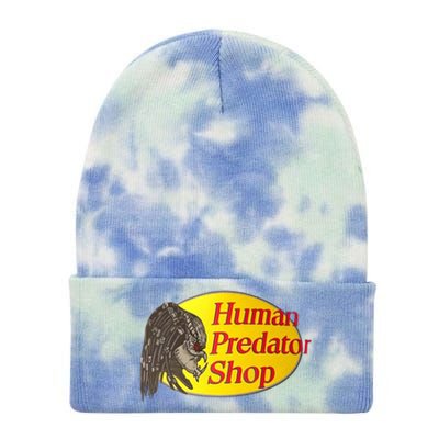 Human Predator Shop Funny Tie Dye 12in Knit Beanie