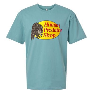 Human Predator Shop Funny Sueded Cloud Jersey T-Shirt