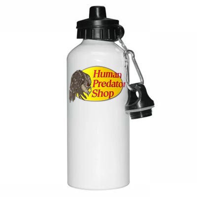 Human Predator Shop Funny Aluminum Water Bottle