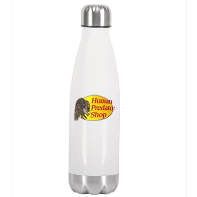 Human Predator Shop Funny Stainless Steel Insulated Water Bottle