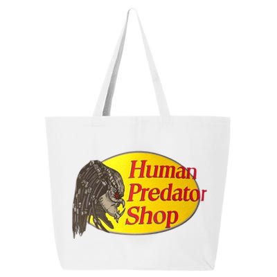 Human Predator Shop Funny 25L Jumbo Tote