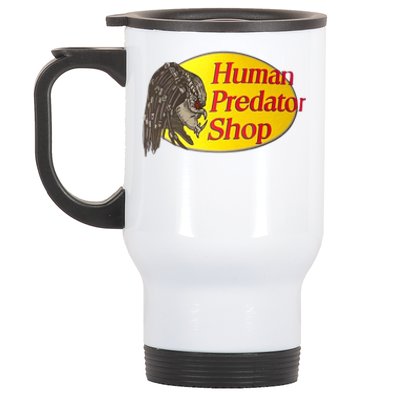 Human Predator Shop Funny Stainless Steel Travel Mug