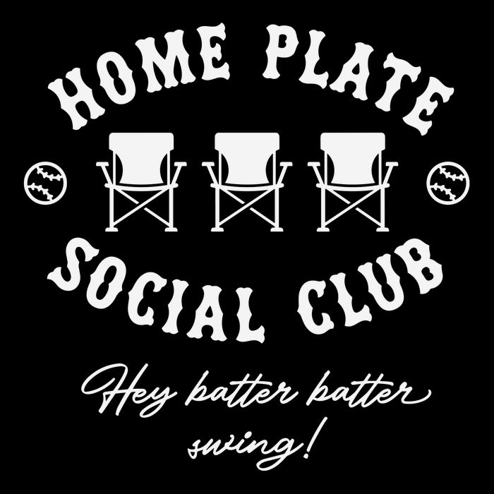 Home Plate Social Club  Baseball Season Sweatshirt