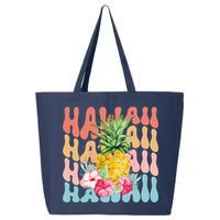 Hawaii Pineapple Summer Groovy Retro 25L Jumbo Tote