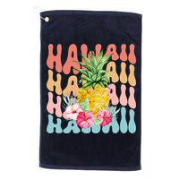 Hawaii Pineapple Summer Groovy Retro Golf Towel