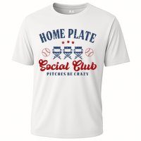 Home Plate Social Club Softball Cooling Performance Crew T-Shirt