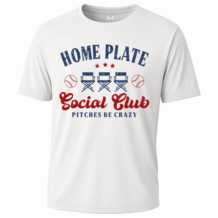 Home Plate Social Club Softball Cooling Performance Crew T-Shirt