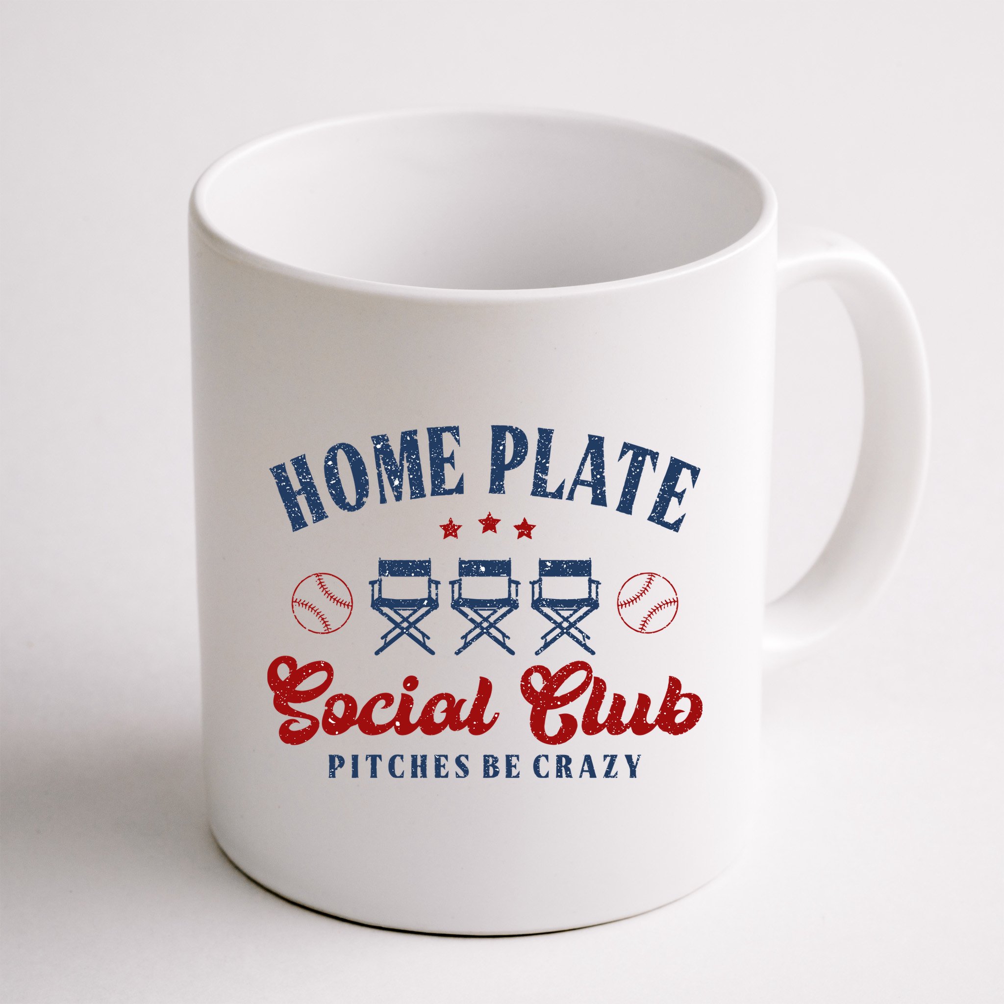 Home Plate Social Club Softball Mug