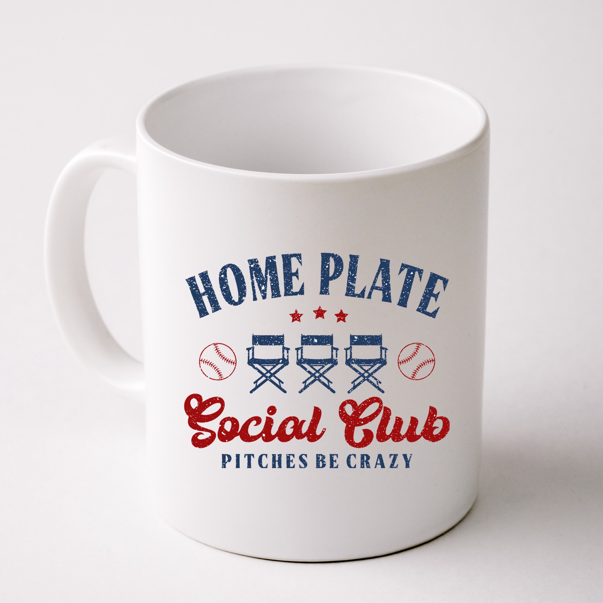 Home Plate Social Club Softball Mug