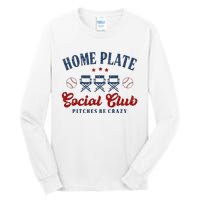 Home Plate Social Club Softball Tall Long Sleeve T-Shirt