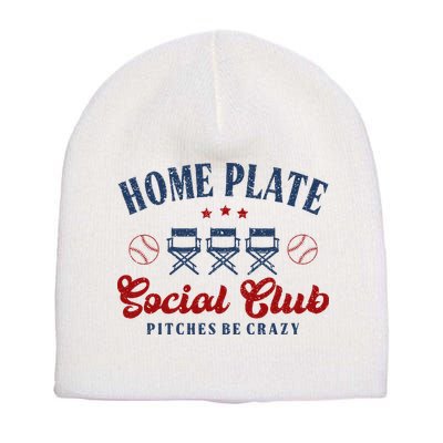 Home Plate Social Club Softball Short Acrylic Beanie