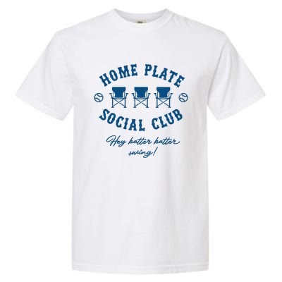 Home Plate Social Club Hey Batter Batter Swing Baseball Garment-Dyed Heavyweight T-Shirt