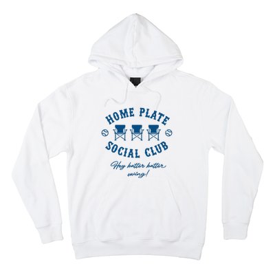 Home Plate Social Club Hey Batter Batter Swing Baseball Hoodie