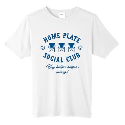 Home Plate Social Club Hey Batter Batter Swing Baseball Tall Fusion ChromaSoft Performance T-Shirt