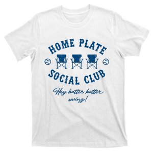 Home Plate Social Club Hey Batter Batter Swing Baseball T-Shirt