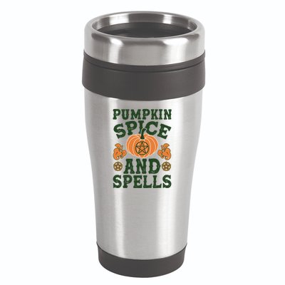 Halloween Pumpkin Spice And Spells 16oz Travel Tumbler